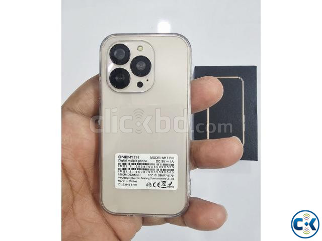 ONEMath M17 Pro Mini 4G Android Smart Phone 4GB 64GB -Gold large image 4
