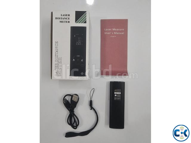 JQ40 Mini Laser Distance Meter 40M Range Finder Tape large image 2