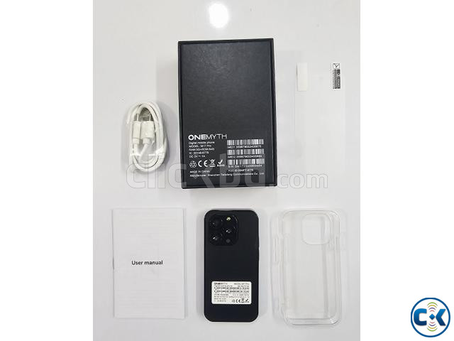 ONEMATH M17 Pro 4G Mini Android Smartphone-Black large image 1