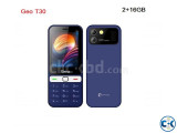 Geo T30 Android 4G Button Phone Dual Sim Touch Dispaly