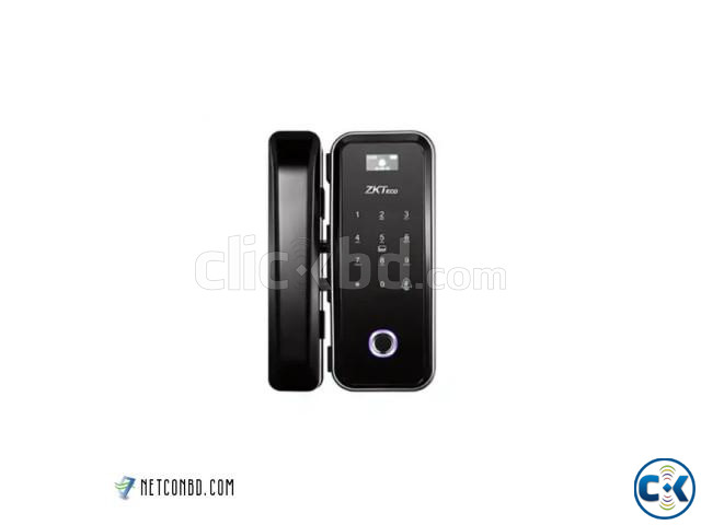 ZKTeco GL300 Fingerprint Glass Door Smart Lock large image 0