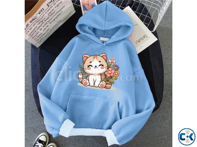 Ladies Stylish Premium Hoodie large image 3