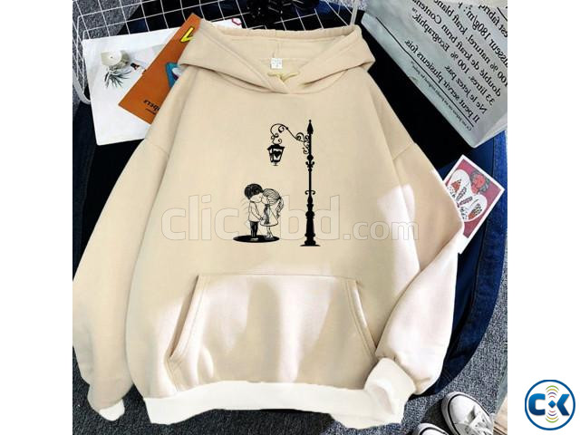 Ladies Stylish Premium Hoodie large image 2
