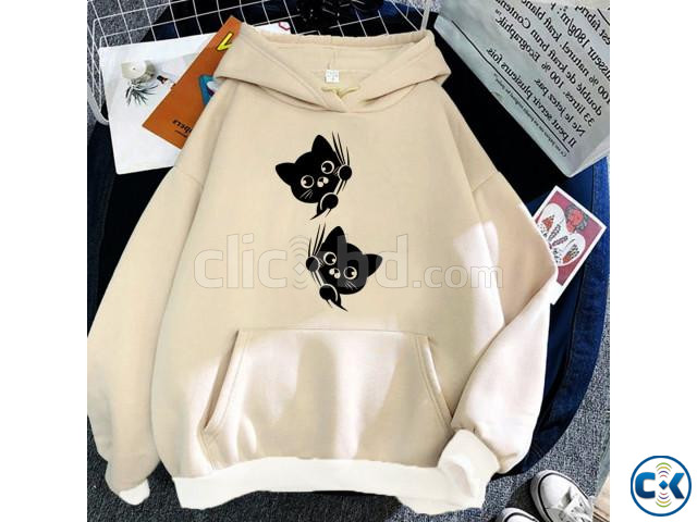 Ladies Stylish Premium Hoodie large image 3