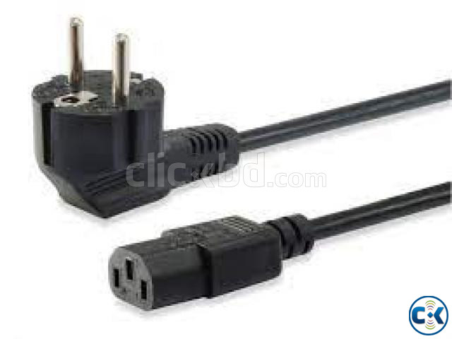 3-Pin 1.5 Meter Black Desktop Power Cable with Fuse large image 4