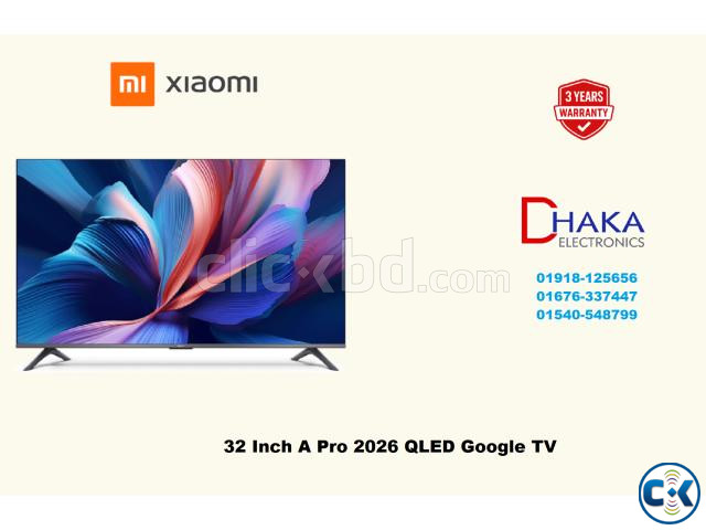Xiaomi 32 inch A Pro 2026 QLED Smart Google TV Official large image 0