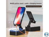 3 in 1 wireless speaker powerbank and phone holder
