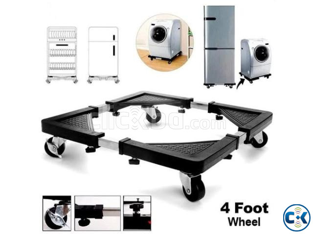 Multifunction Movable Washing Machine Base Fridge Stand large image 0