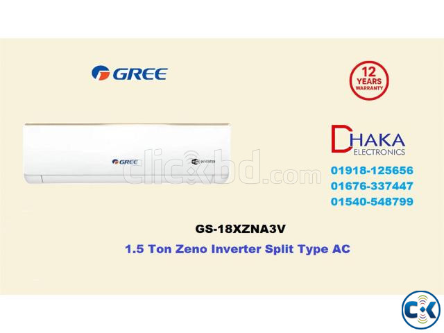 Gree 1.5 Ton Zeno Split Inverter Air Conditioner GS-18XZNA3V large image 1