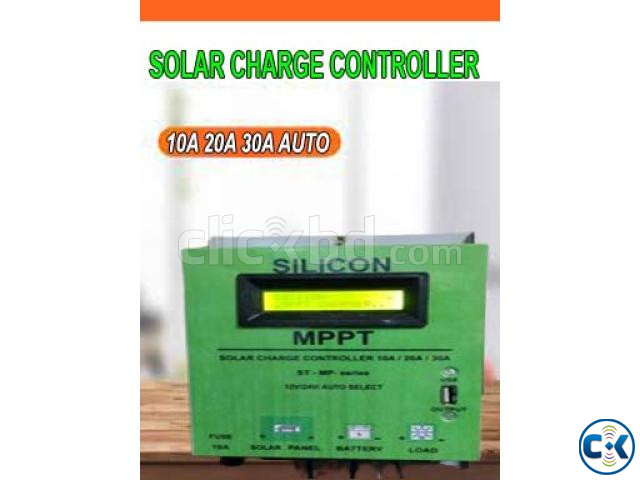 MPPT SOLAR charge CONTROLLER 30A with USB large image 2