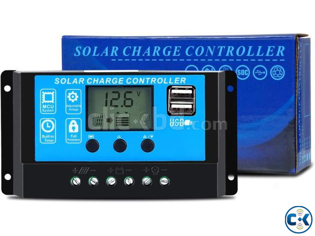 PWM SOLAR CONTROLLER 10A with USB large image 1