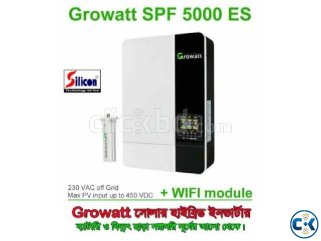 GROWATT SOLAR HYBRID INVERTER 5KW 48V PACKAGE large image 4