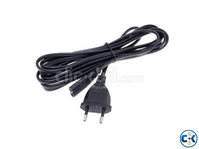3-Pin 1.5 Meter Black Desktop Power Cable with Fuse large image 2