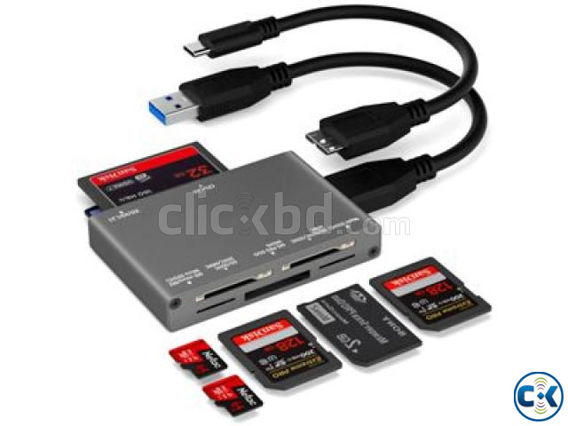 High Speed Memory Card Reader 6-in-1 large image 1