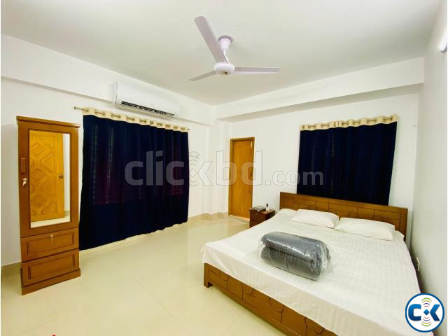 Modern Furnished 2-Bedroom Apartment Rent in Bashundhara R A large image 1