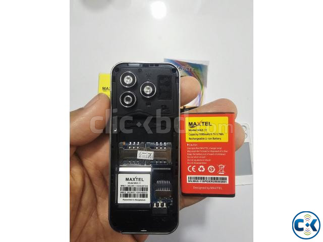 Maxtel Max11 Card Phone Dual Sim White large image 4