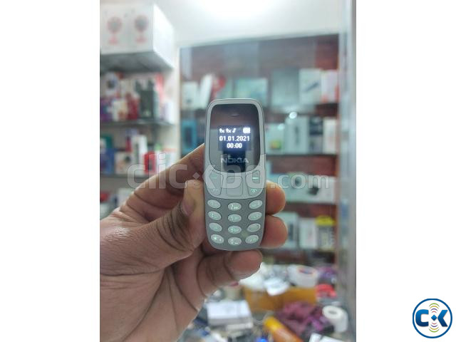 BM10 Mini Mobile Phone Dual Sim Option Ash large image 3