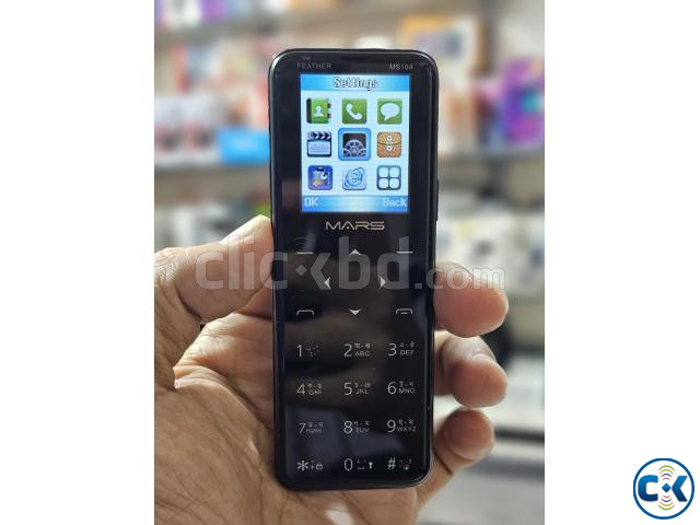 MARS MS104 Feature Phone Touch Display Blue large image 3