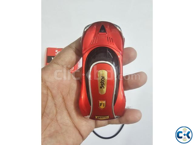 5Star X10 Car Phone Dual Sim Camera Red large image 3