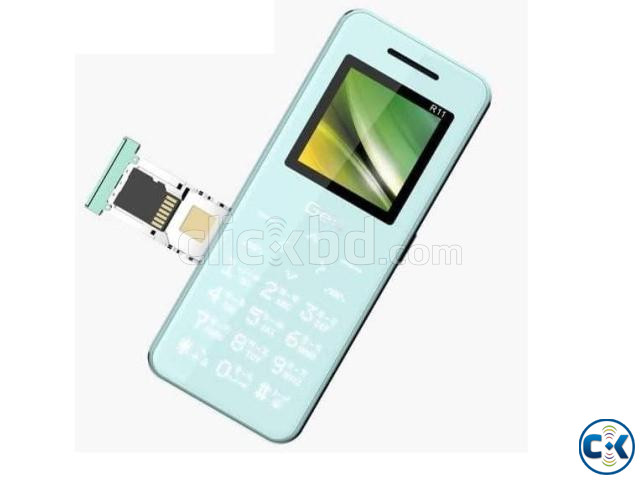 Geo R11 Mini Phone Touch Keypad Blue large image 1