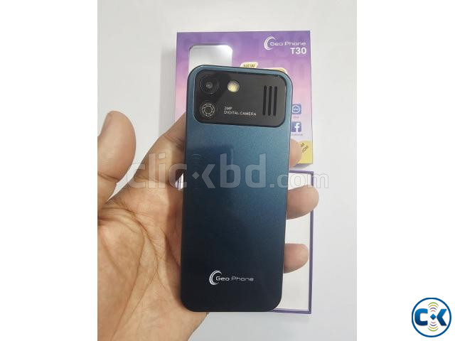 Geo T30 Android 4G Button Phone Dual Sim Touch Dispaly large image 1