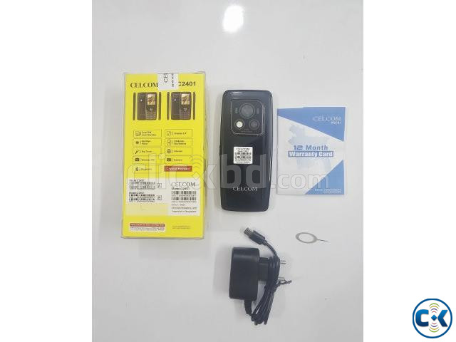 Celcom C2401 Cream Feature Phone Dual Sim Black large image 2