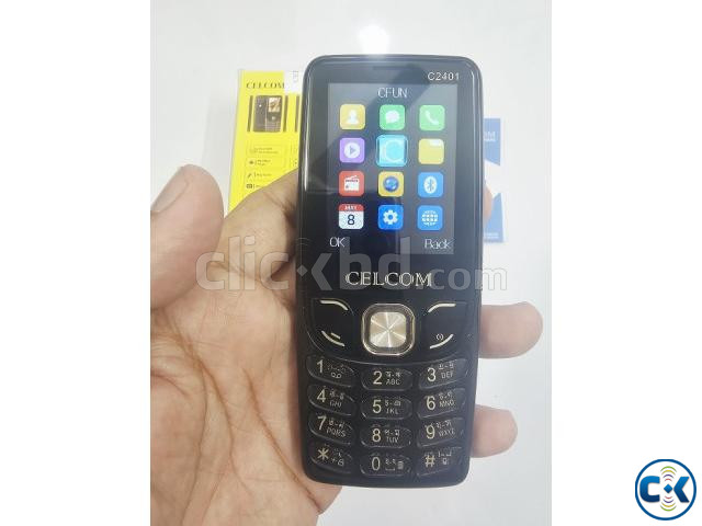 Celcom C2401 Cream Feature Phone Dual Sim Black large image 4