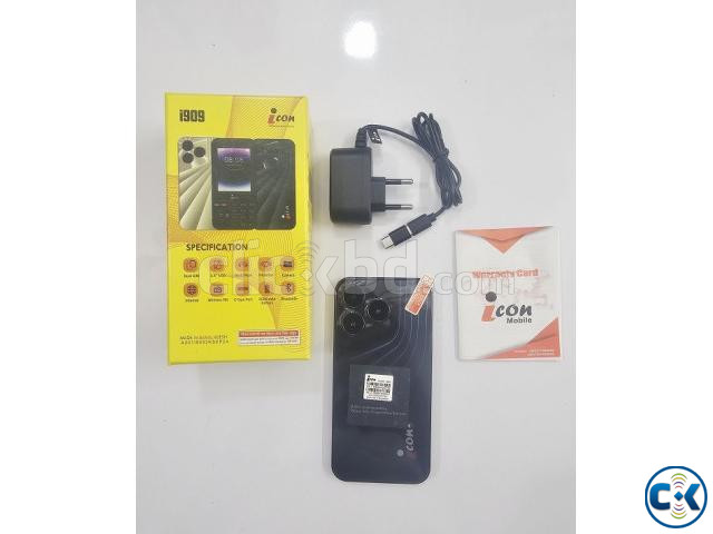 icon i909 Button Phone 3.5 inch Display 3500mAh Black large image 2