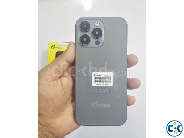 imam C7 Vista Button Phone 3.5 inch Display Gray large image 2
