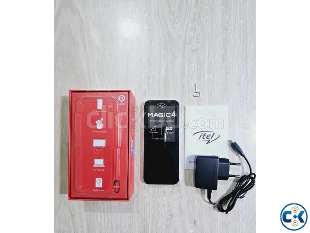itel Magic 4 Smart Touch Button Mobile Phone Blue large image 1