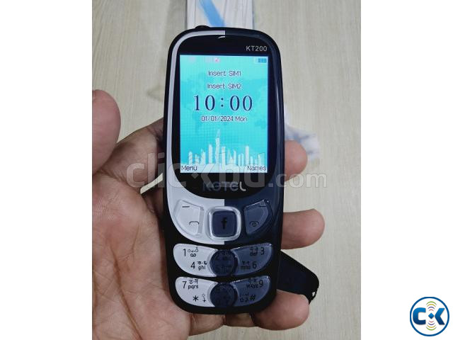 Kgtel KT200 Feature Phone Dual Sim Black large image 2