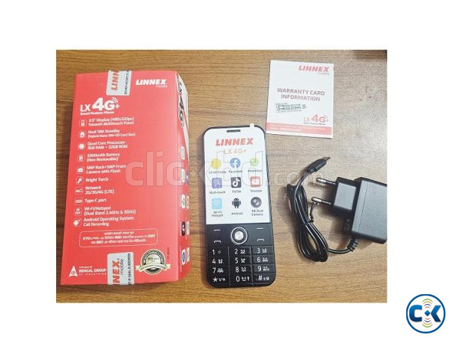 Linnex LX4G Android Touch Button Phone 3GB RAM Black large image 3