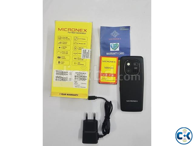 Micronex MX-57 Win Phone Metal Body Black large image 2
