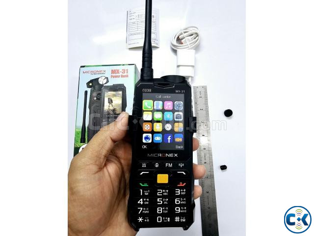 Micronex MX31 Antenna Phone Four Sim Magic Voice Black large image 4