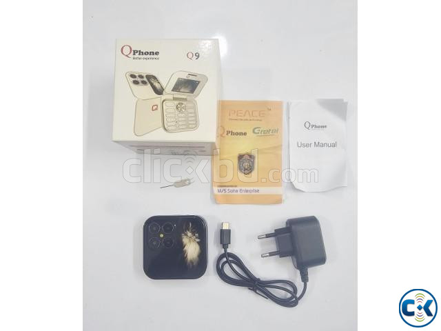 Qphone Q9 Folding Phone Black large image 4