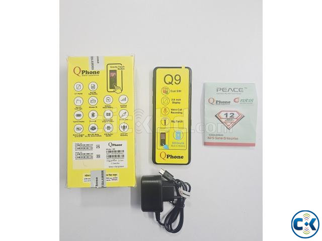 Qphone Q9 Touch Button Phone Blue large image 2