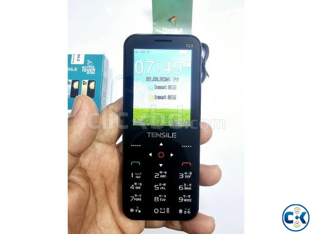 Tensile T23 Touch Button Phone Black large image 3