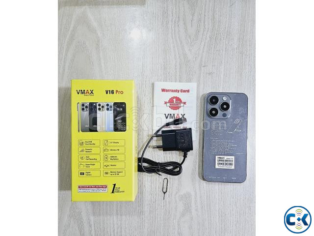 Vmax V16 Pro Feature Phone 3.5 inch Display Gray large image 2