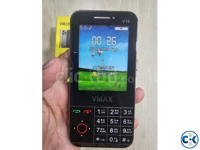 Vmax V16 Pro Feature Phone 3.5 inch Display Gray large image 3