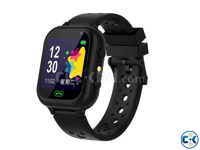 Q16 Kids GPS Calling Smartwatch Singel Sim Camera Black large image 0