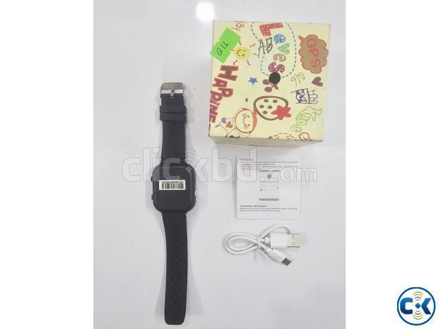 Q16 Kids GPS Calling Smartwatch Singel Sim Camera Black large image 1
