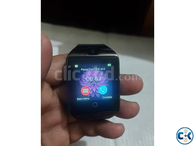 Q18 Smart Mobile Watch Full Touch Single Sim Smart watch large image 4