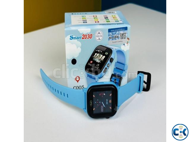 Smart2023 C005 GPS Calling Kids Smartwatch Camera Blue large image 3
