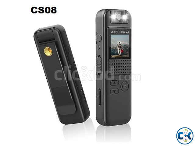 CS08 Mini Body Camera Sports HD 180 Rotating Lens large image 0