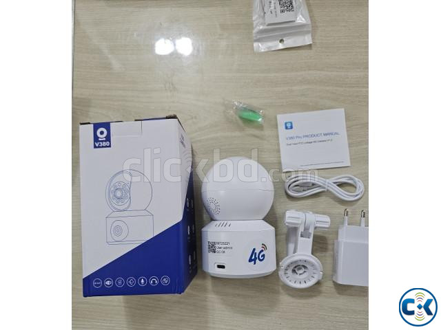 4G V380 Pro Sim Support Wifi Camera Dual Lans large image 4