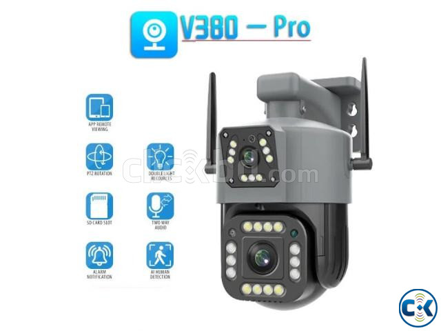 A28 V380 4G Sim Dual Lens ip Cameras Wireless Outdoor large image 0