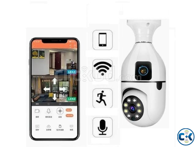 V380 Pro Bulb Wifi Camera Dual Lans Night Vision large image 0