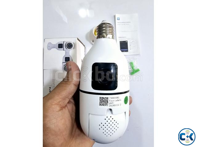 V380 Pro Bulb Wifi Camera Dual Lans Night Vision large image 4