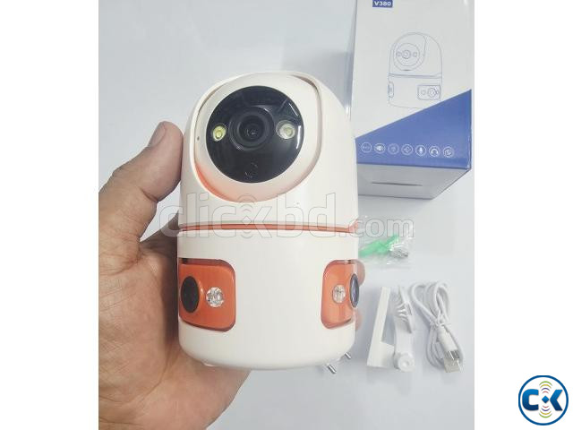 V380 Pro Triple Lans Wifi ip Camera 3MP large image 2
