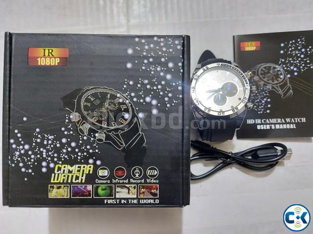 HD Watch Camera Night Vision 32GB Waterproof large image 2